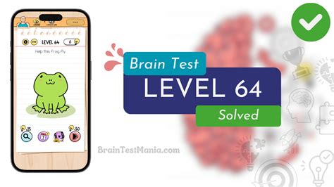 brain test level 64 answer sheet.